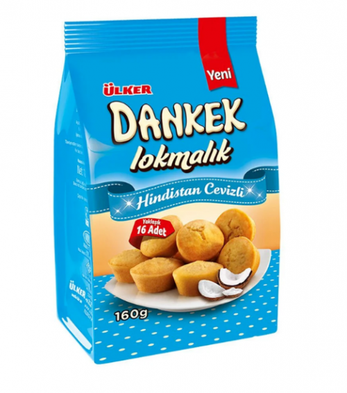 ÜLKER(804-02) DANKEK LOKMALIK WITH COCONUT 160 GR*10