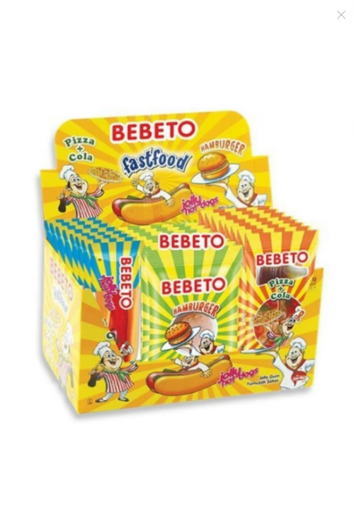 BEBETO FAST FOOD SOFT CANDY*36