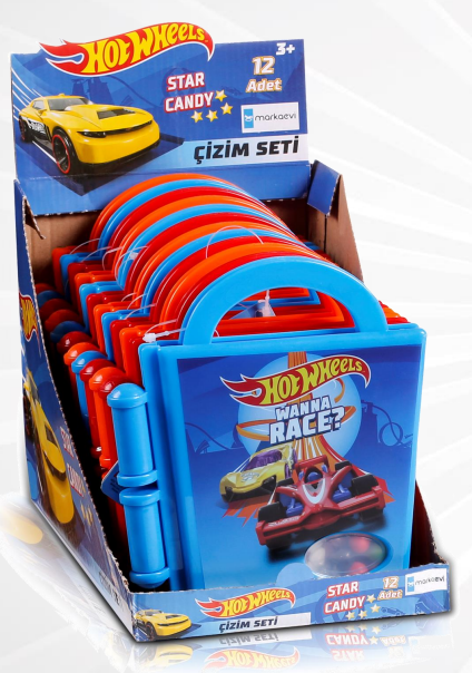 MARKA EVİ 20 GR HOTWHEELS DRAWING SET*12