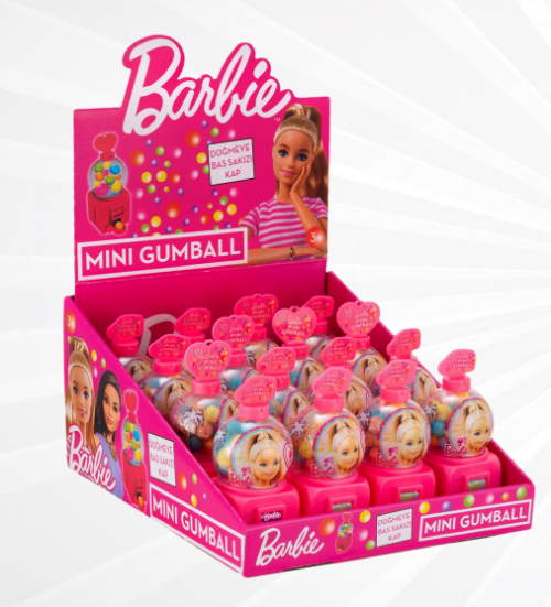 MARKA EVİ 30 GR BARBIE GUMBALL MACHINE*16