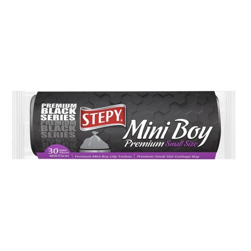 STEPY ЧЕРНЫЙ ЭКОНОМИЧНЫЙ МЕШОК ДЛЯ МУСОРА МАЛОГО РАЗМЕРА *50