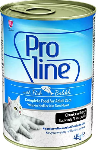 PROLINE CAT 400 GR CANNED FISH*12