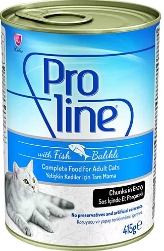 PROLİNE KEDİ 400 GR KONS.BALIKLI*12