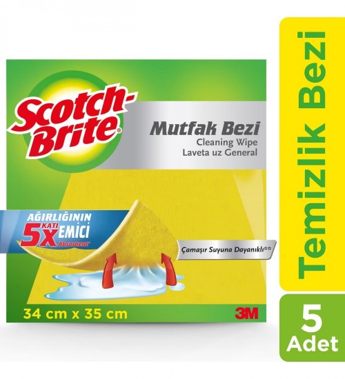 SCOTCH BRİTE MUTFAK BEZİ 5Lİ*40