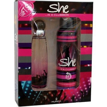 SHE PARFUM FEMME+DEO CLUBBER*1