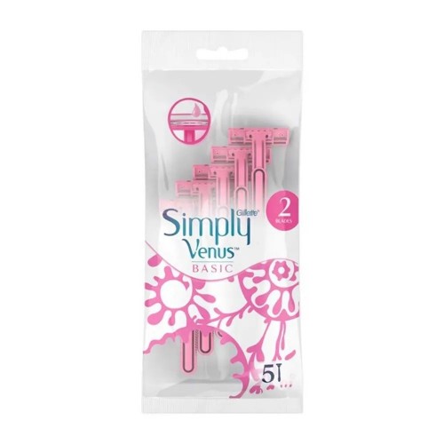 GILLETTE SIMPLY VENUS, НОЖ 5 ШТ.*24