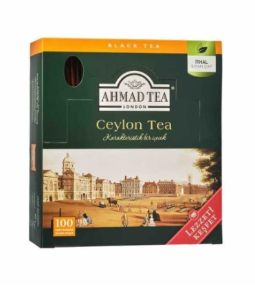 AHMAD TEA GLASS TEA BAGS 100 PACKS CEYLON*12 (1222)