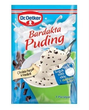 DR.OETKER PUDDING IN A GLASS 34 GR CHOCOLATE PIECES VANILLY*12