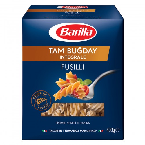 BARİLLA TAM BUĞDAY 400 GR INTEGRAL BURGU*9