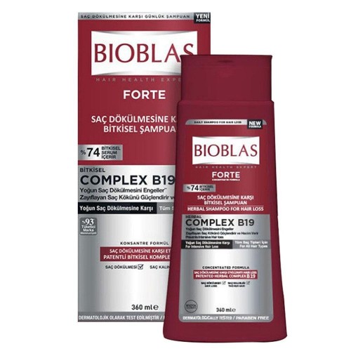 BIOBLAS CHAMP.360ML FORTE COMPLEXE B19*6