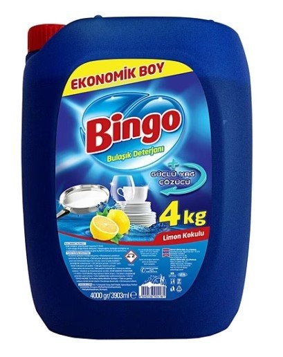 BINGO LAVE-VAISSELLE DET. CLASSIQUE 4 LT*4