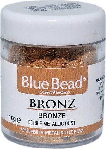 BLUE BEAD 10 GR YENİLEBİLİR METALİK TOZ BRONZ*40