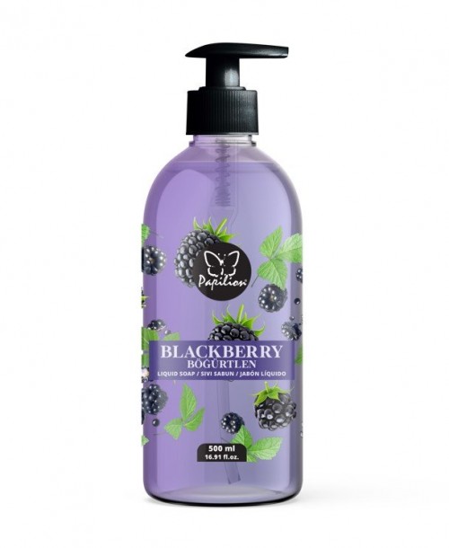 PAPILLON LIQUID SOAP 500 GR BLACKBERRY * 12