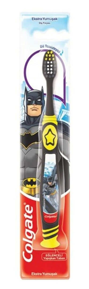 COLGATE TOOTH BRUSH BARBIE BATMAN 6.AGE*12