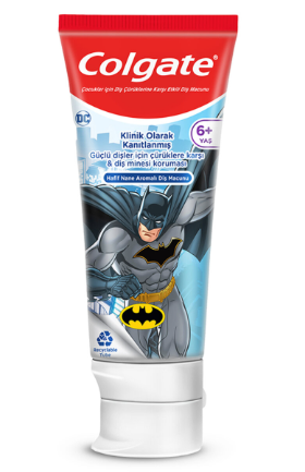 COLGATE DİŞ MAC 75 ML FIRÇASI ÇOC.BARB.BATMAN*12