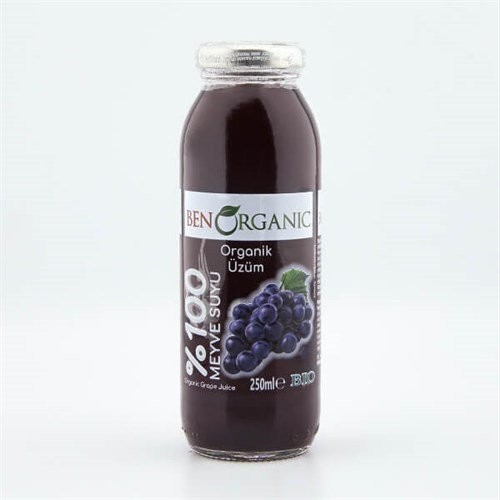 JUS DE RAISIN NOIR BENORGANIC 250 ML *12