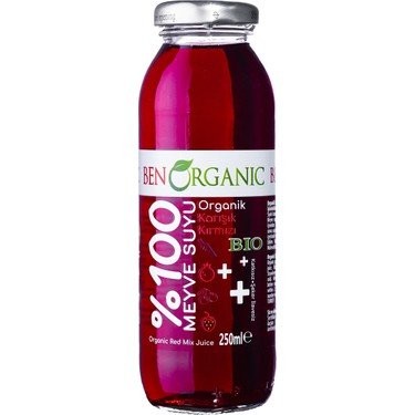 BENORGANIC 250 ML RED MIXED FRUITS *12