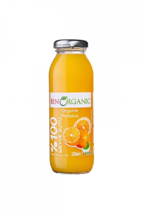 JUS D'ORANGE BENORGANIC 250 ML*12