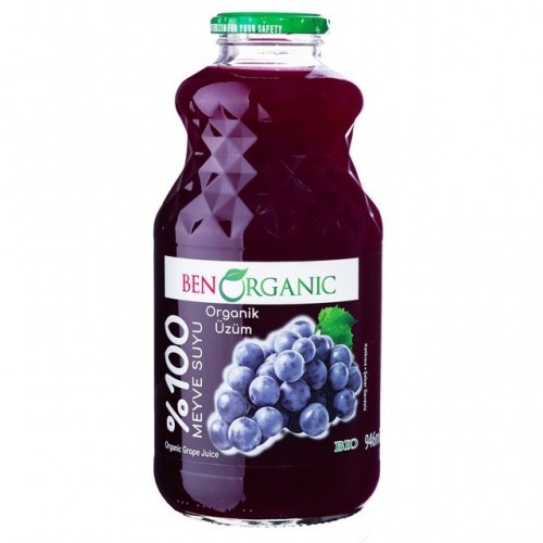 BENORGANIC 946 ML BLACK GRAPE *6