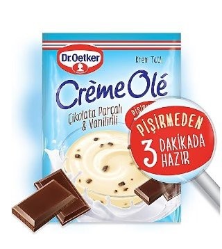 DR.OETKER CREME OLE WITH CHOCOLATE PIECES VANILLA 109GR*24