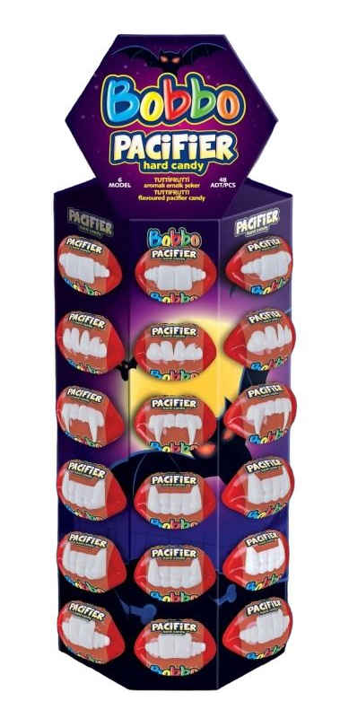 BOBBO TEETH PACİFİCER ŞEKER 15 GR*60