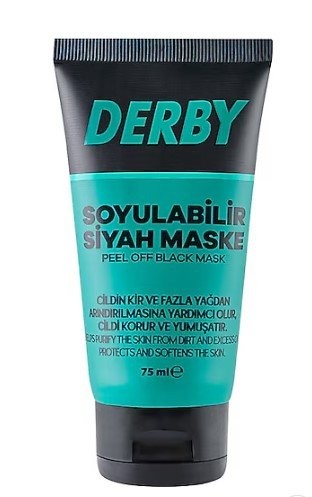 DERBY 75 ML SİYAH SOYULABİLEN MASKE*12