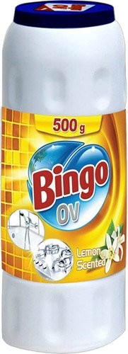 BİNGO RUBBING POWDER 500 GR LEMON*10