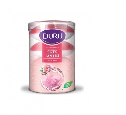 DURU FRESH SAVON 4*100 GR FRAICHEUR DES FLEURS*16