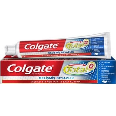 COLGATE 50 ML TOTAL ADVANCED WHITE*12