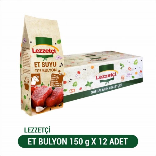 LEZZETÇİ 150 GR MEAT BULLION*12