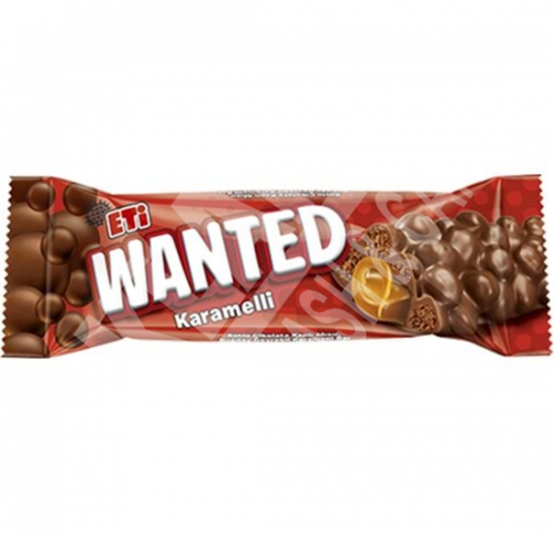 ETİ(16871) WANTED KARAMELLİ ÇİKOLATA 22 GR*24