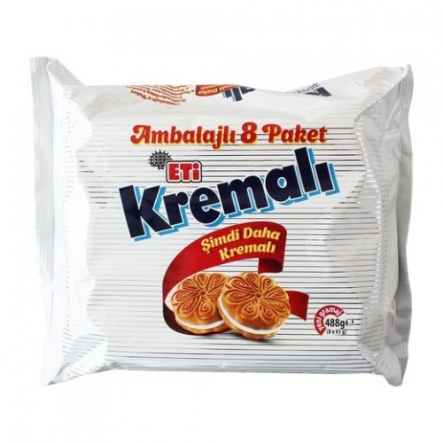 ETİ(993100) PLAIN BISCUIT WITH CREAM 488GR*10