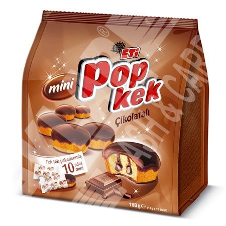 ETI POPKEK MINI COCOA 180GR*10