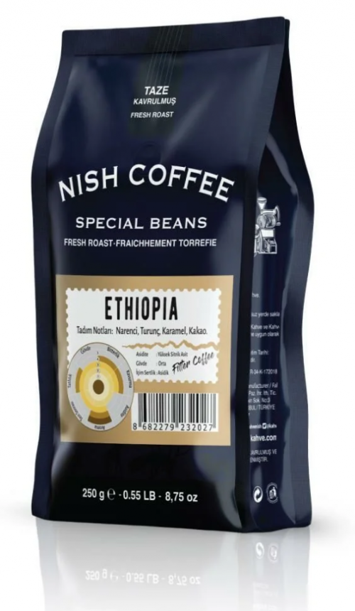 NISH COFFEE FILTER 250 GR ETHIOPIA*24