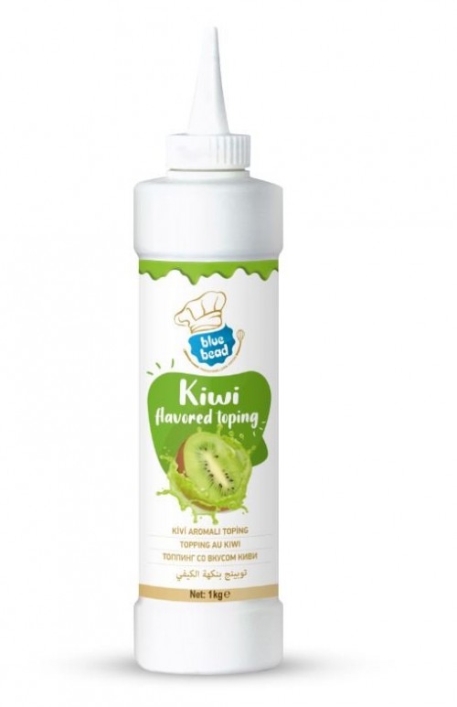 BLUE BEAD 1 KG TOPPING SAUCE WITH KIWI*6