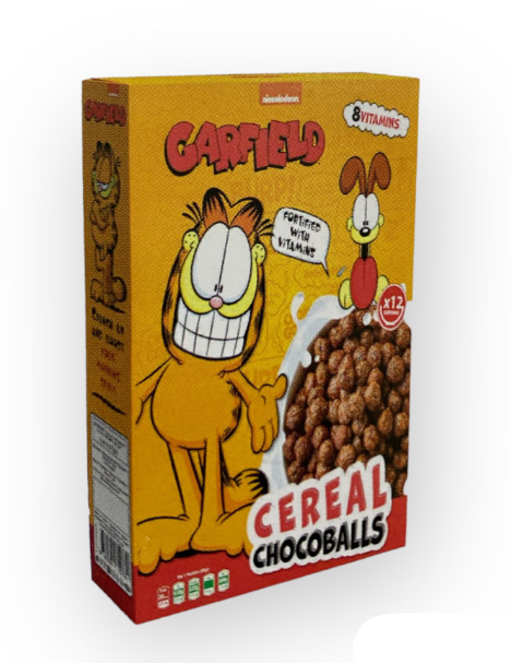 KANDİZ CHOCO POPS GARFİELD 375 GR*12