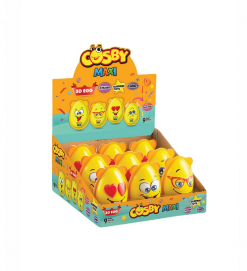 COSBY 5 GR MAXI 3D EMOJI EGG*9