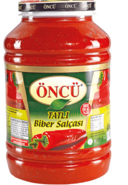 ÖNCÜ PUREE DE PIMENT ROUGE DOUX 4300GR*4