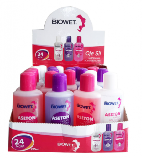 BIOWET ACETONE 1250ML MIXED*24