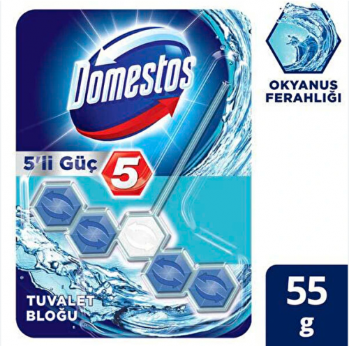 DOMESTOS WC BLOCK OCEAN 5 LI*9