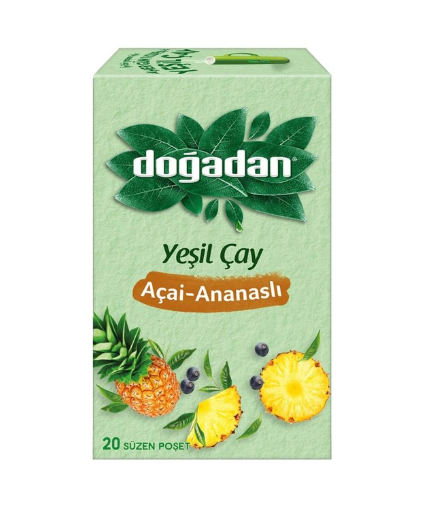 DOĞADAN YEŞİL ÇAY AÇAİ ANANASLI*12