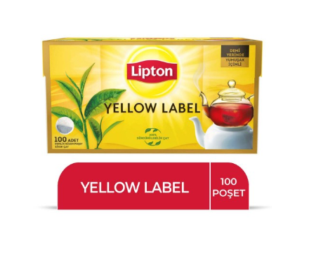 ليبتون شاي العلامة صفراء 100 قطعة * 16