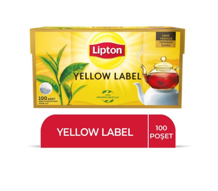 LIPTON YELLOW LABEL SACHET THE POUR THIERE PAQUET 100p*16