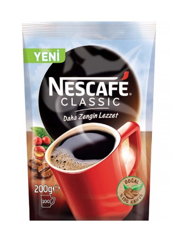 NESCAFE CLASSİC POŞET 200 GR*6*