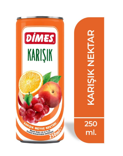 DİMES NECTAR COCKTAIL CANETTE 250ML * 12