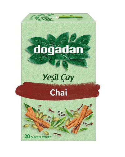 DOĞADAN GREEN TEA CHAI * 12