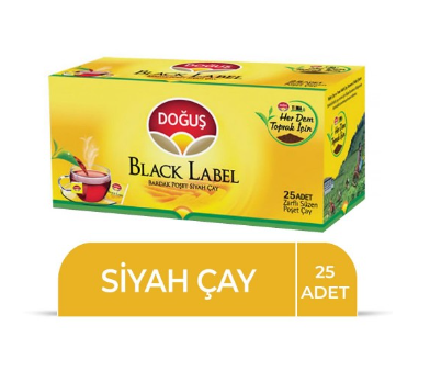 DOĞUŞ BLACK LABEL SİYAH POŞET ÇAY 25*2GR*12