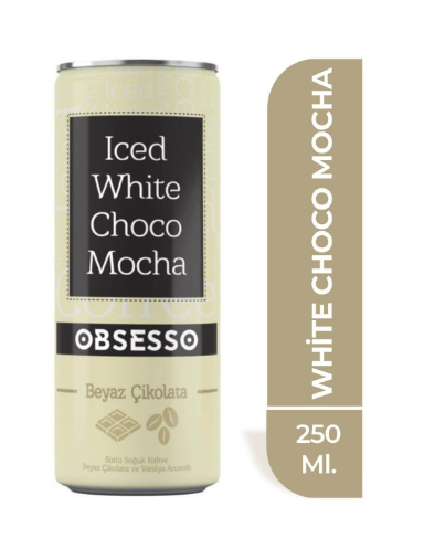 أوبسيسو قهوة مثلجة موكا بيضاء بالشوكولا 250 مل * 12