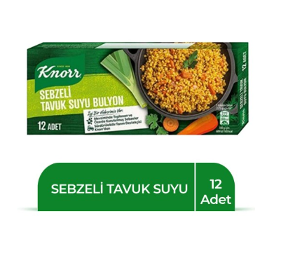 KNORR BULION 6 LT JUS DE POULET AVEC LÉGUMES 12 PI*48