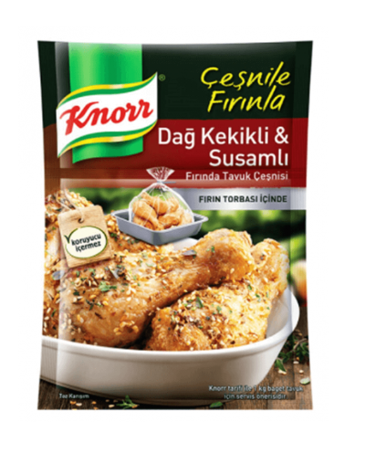 KNORR TAVUK ÇEŞNİ-DAĞ KEKİK SUSAMLI 35 GR*12